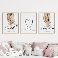 Príbeh lásky | Sada 3 obrázkov