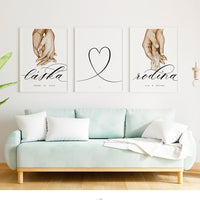 Príbeh lásky | Sada 3 obrázkov