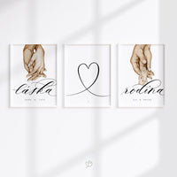 Príbeh lásky | Sada 3 obrázkov