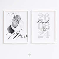 Svadobný deň / Sada 2 obrázkov