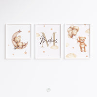 Mackovia | Sada 3 obrázkov - písmenká