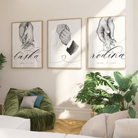 Príbeh lásky II. ČB | Sada 3 obrázkov