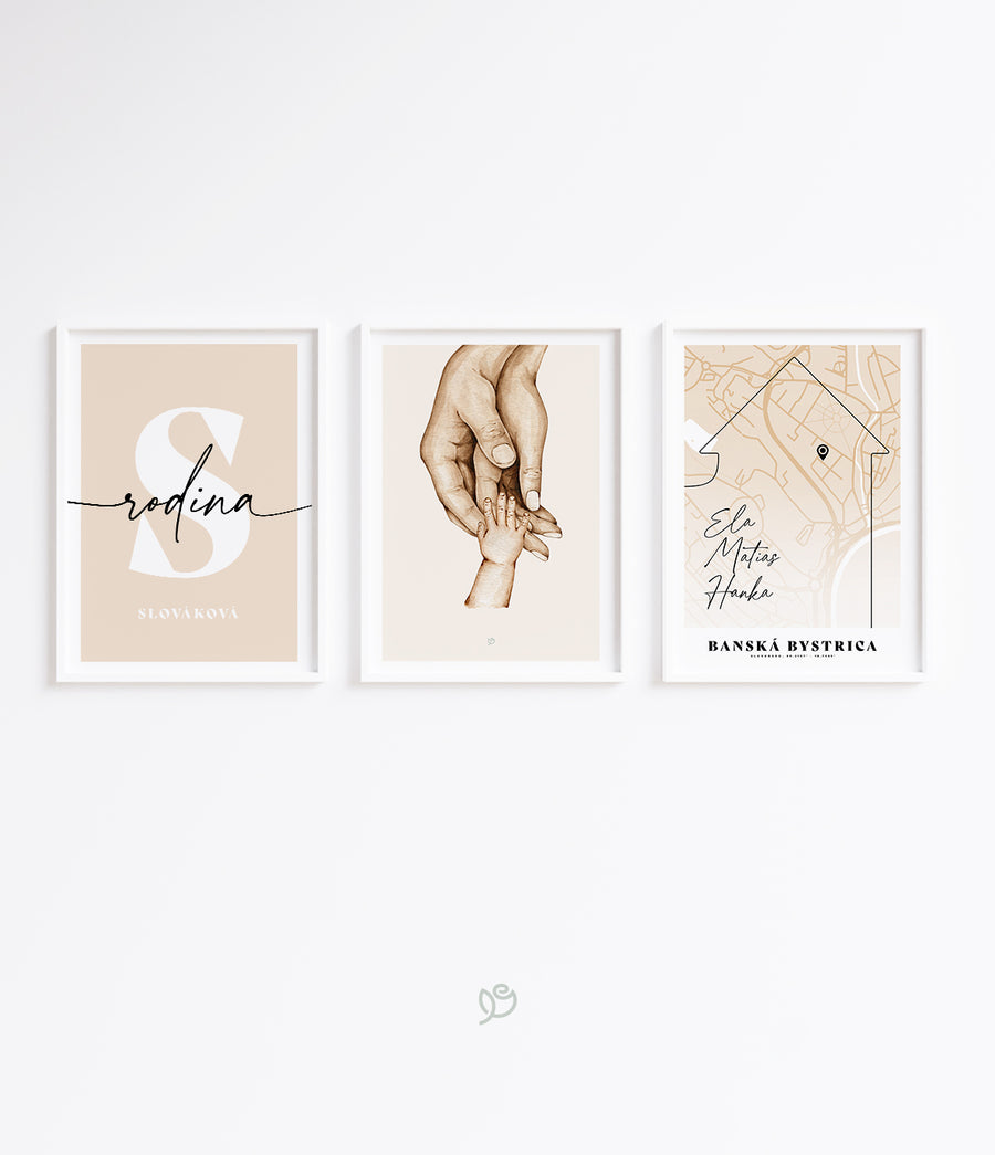 Náš domov | Sada 3 obrázkov