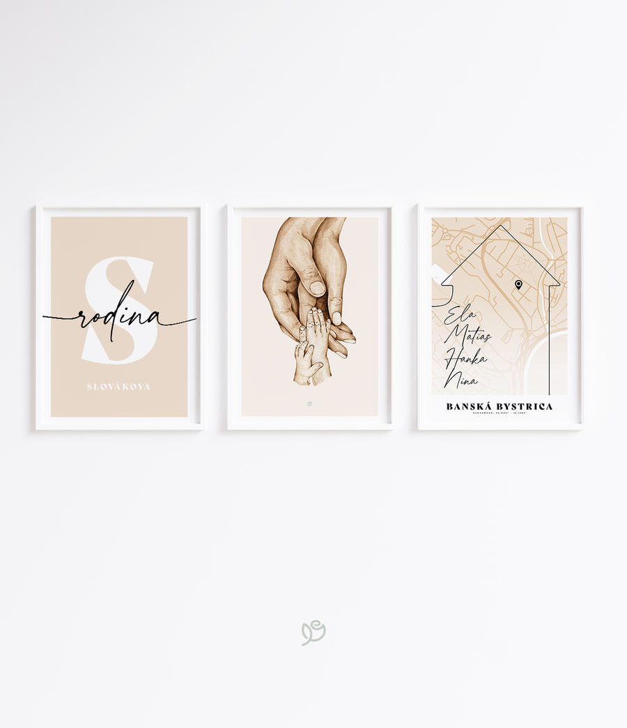 Náš domov | Sada 3 obrázkov