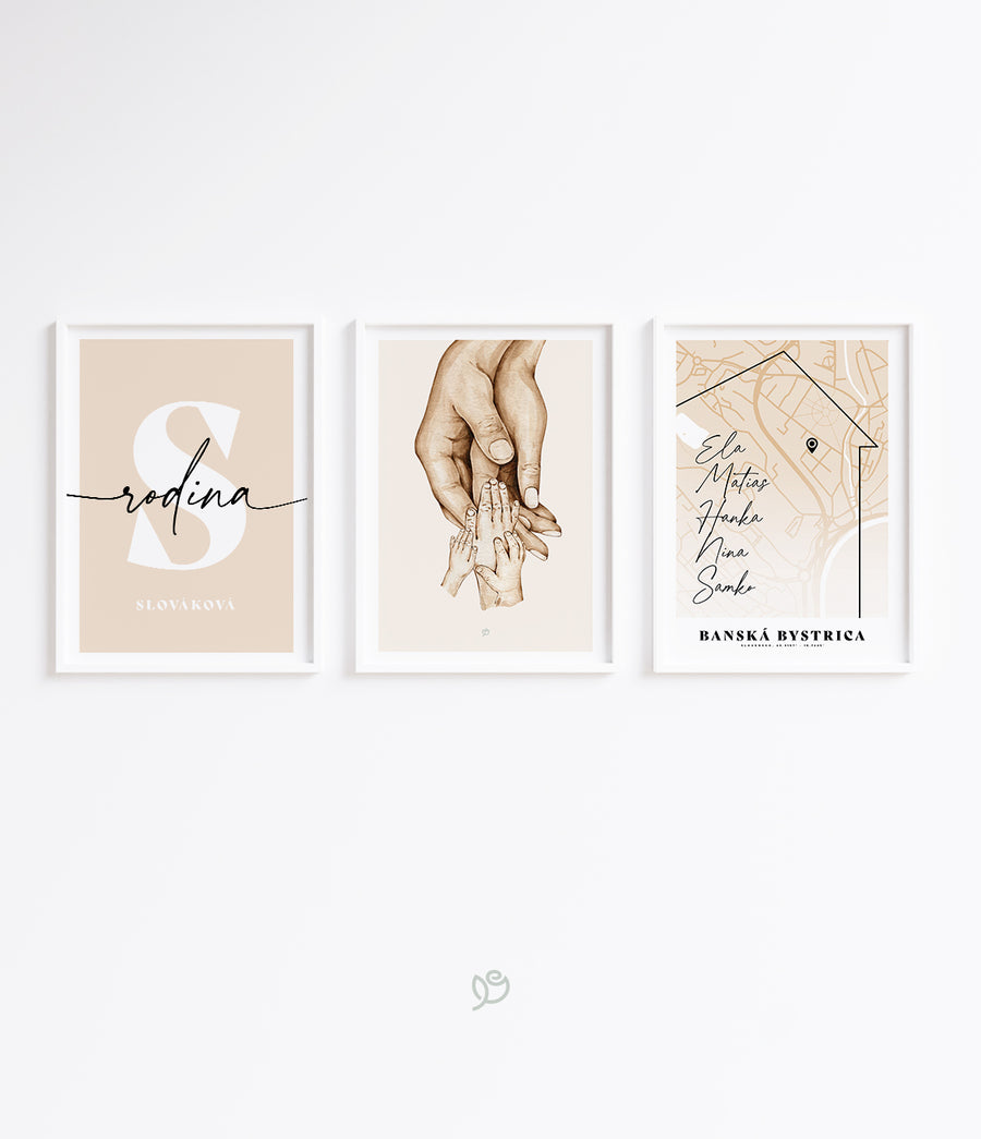 Náš domov | Sada 3 obrázkov