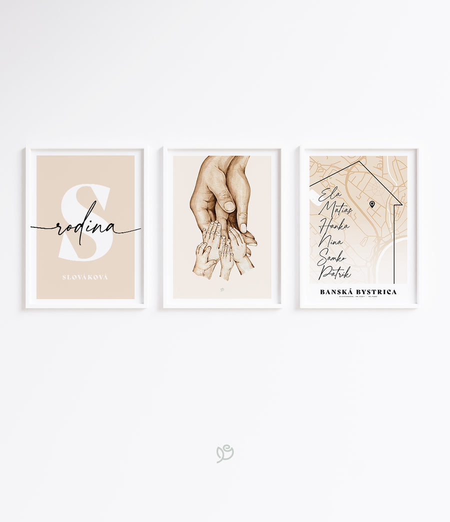 Náš domov | Sada 3 obrázkov