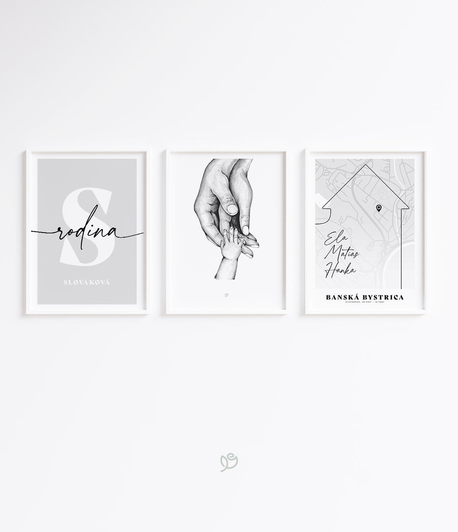 Náš domov | Sada 3 obrázkov