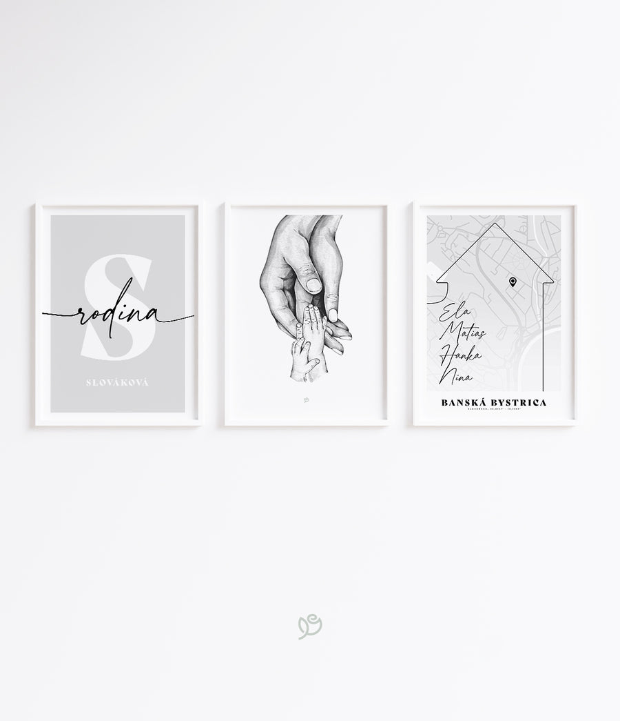 Náš domov | Sada 3 obrázkov