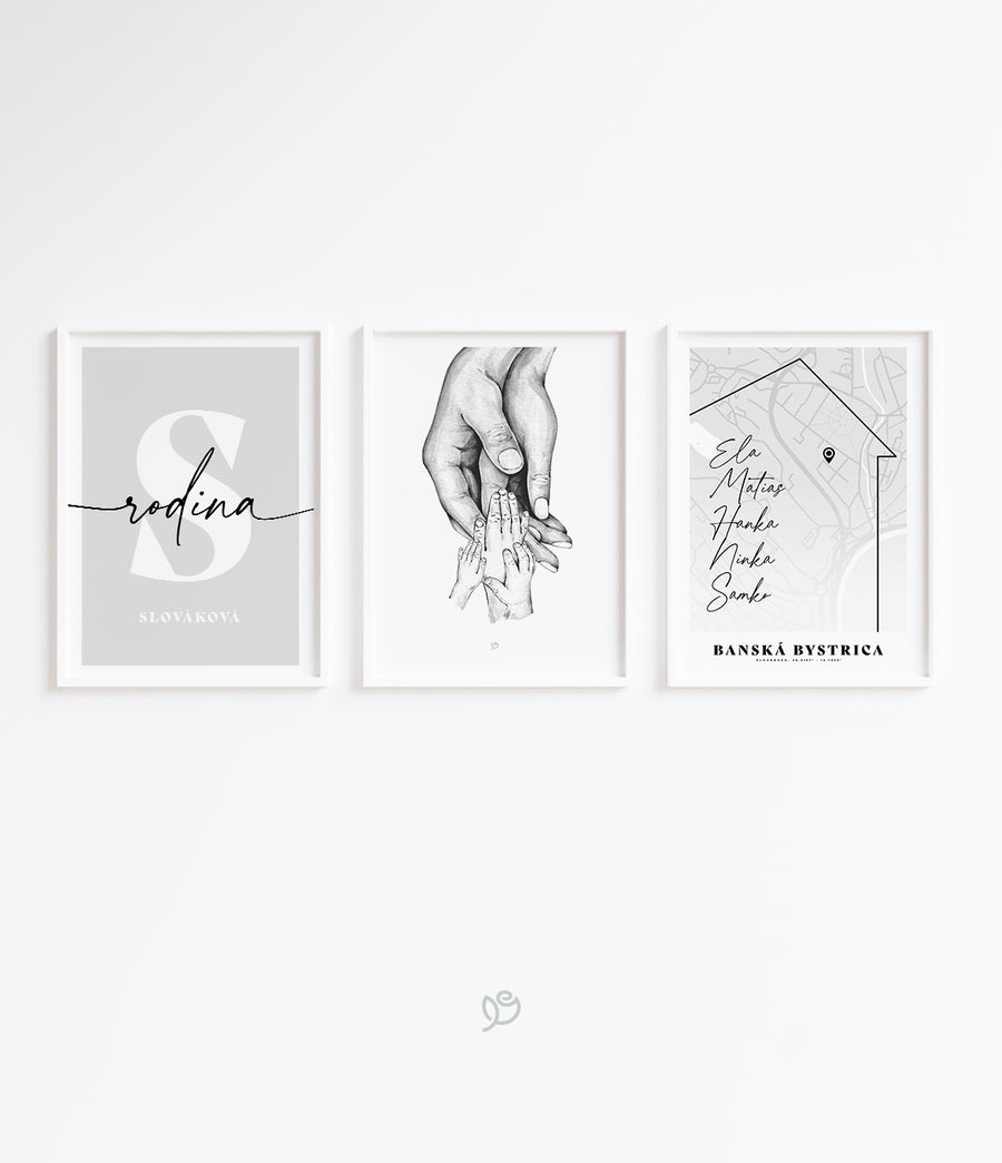 Náš domov | Sada 3 obrázkov