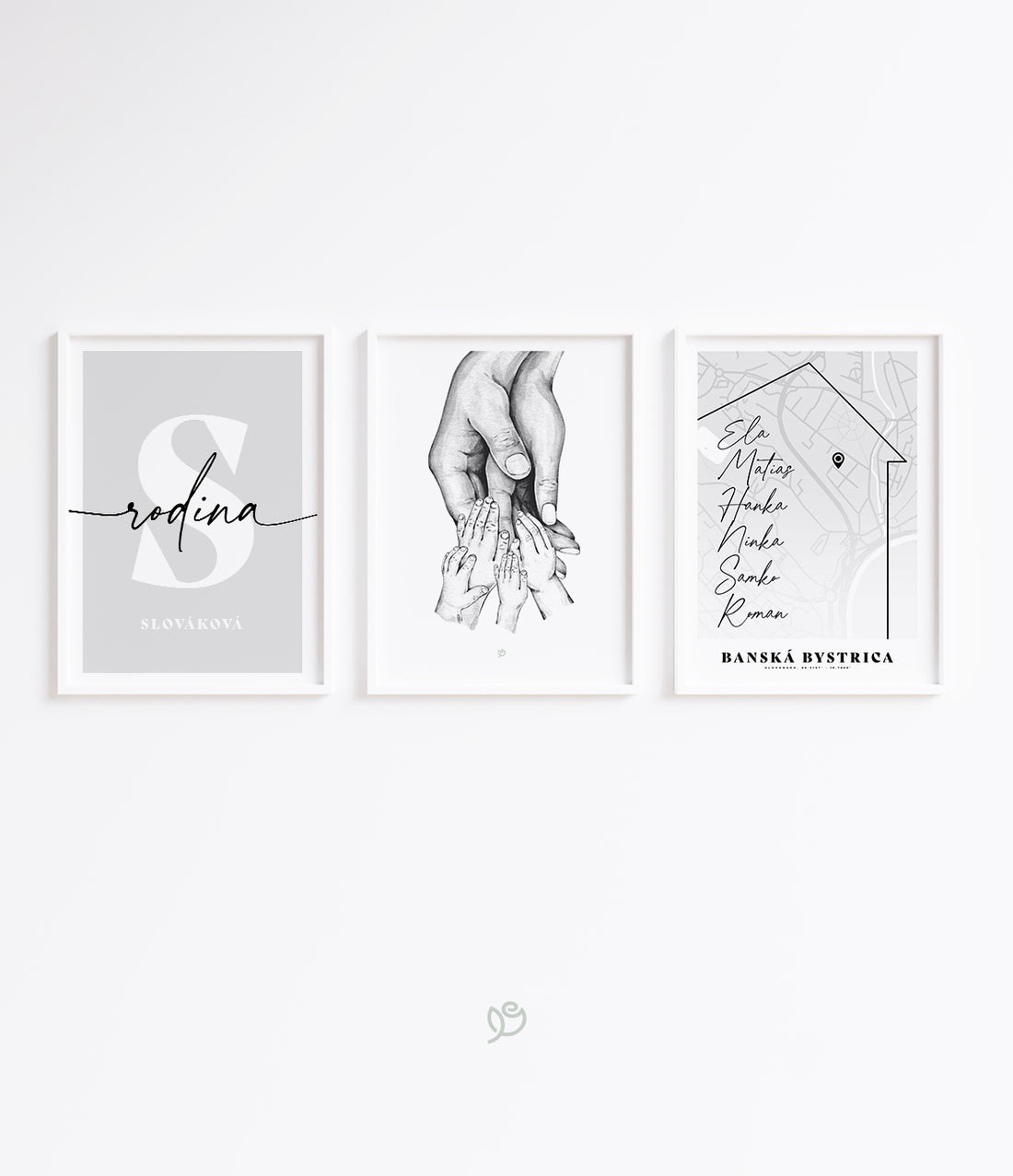 Náš domov | Sada 3 obrázkov