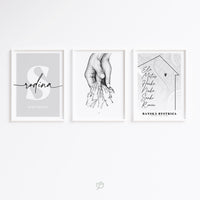 Náš domov | Sada 3 obrázkov