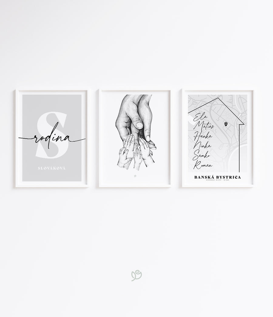 Náš domov | Sada 3 obrázkov